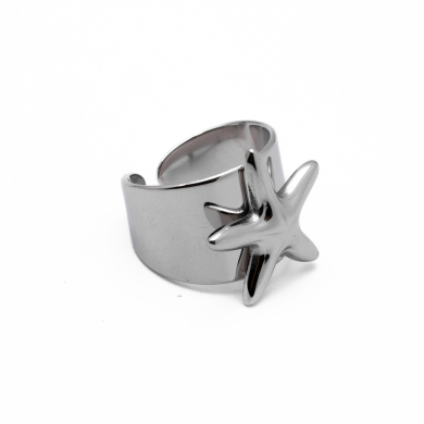 ANILLO Y00723 PLATEADO Acero Inoxidable A35