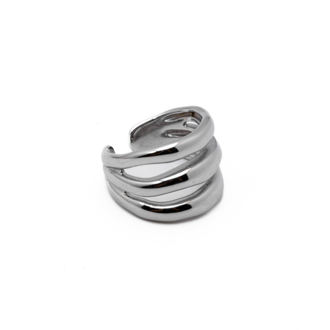 ANILLO Y00685 PLATEADO Acero Inoxidable 2A34
