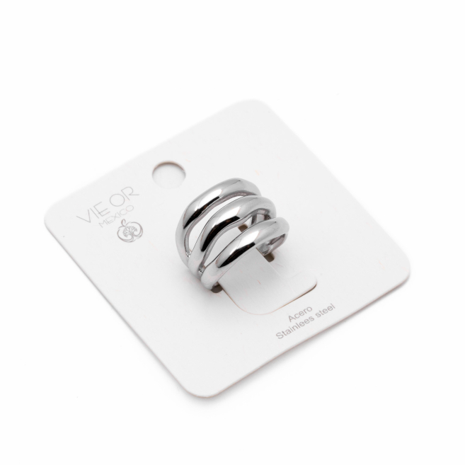 ANILLO Y00685 PLATEADO Acero Inoxidable 2A34