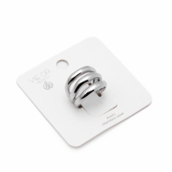 ANILLO Y00685 PLATEADO Acero Inoxidable 2A34