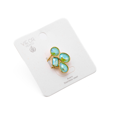 ANILLO Y00690 VERDE Acero Inoxidable A29