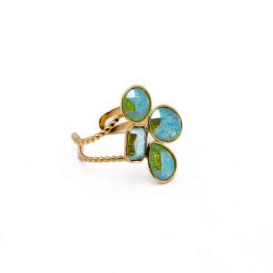 ANILLO Y00690 VERDE Acero Inoxidable A29