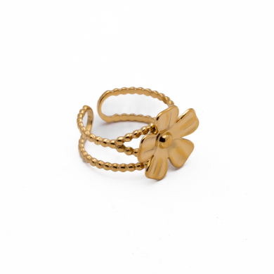ANILLO Y00704 DORADO Acero Inoxidable A12