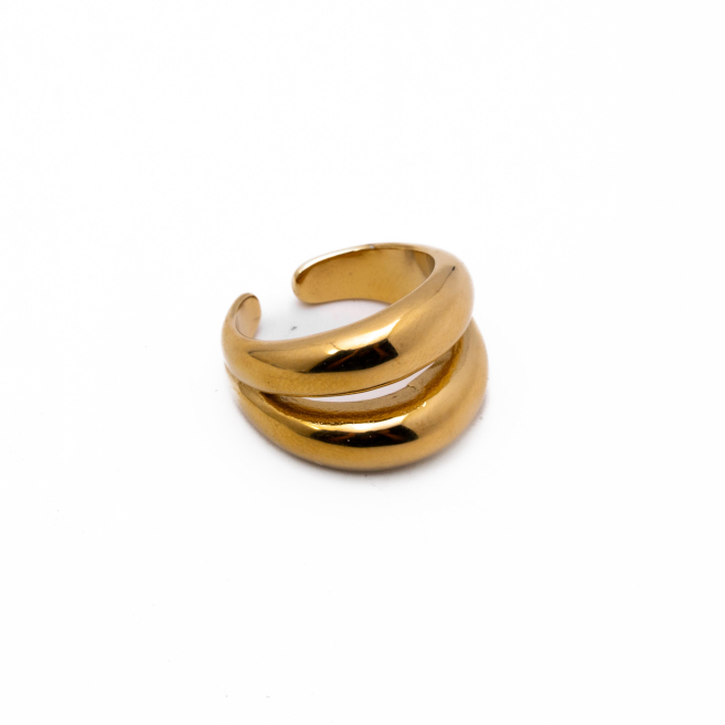 ANILLO Y00760 DORADO Acero Inoxidable 2A34