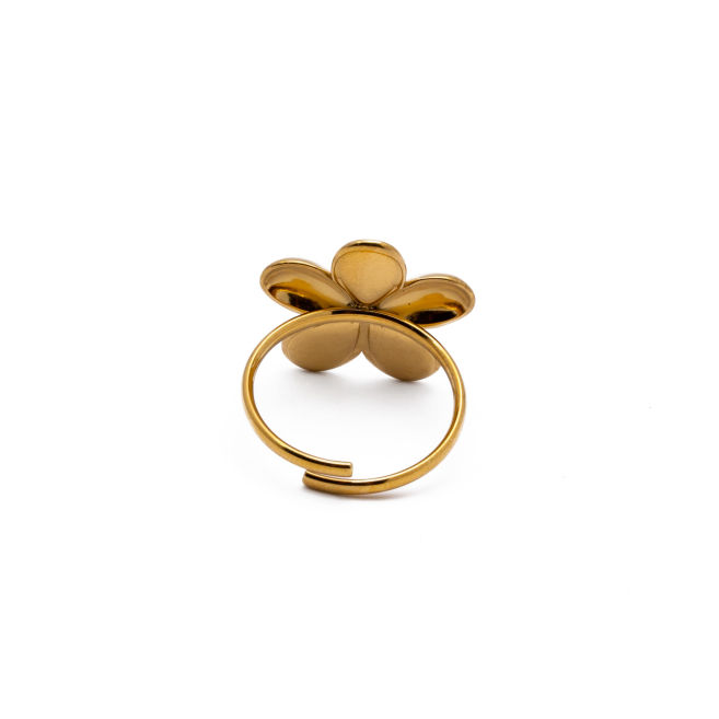 ANILLO Y00756 BLANCO Acero Inoxidable