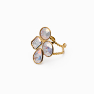 ANILLO Y00690 ROSA Acero Inoxidable A29