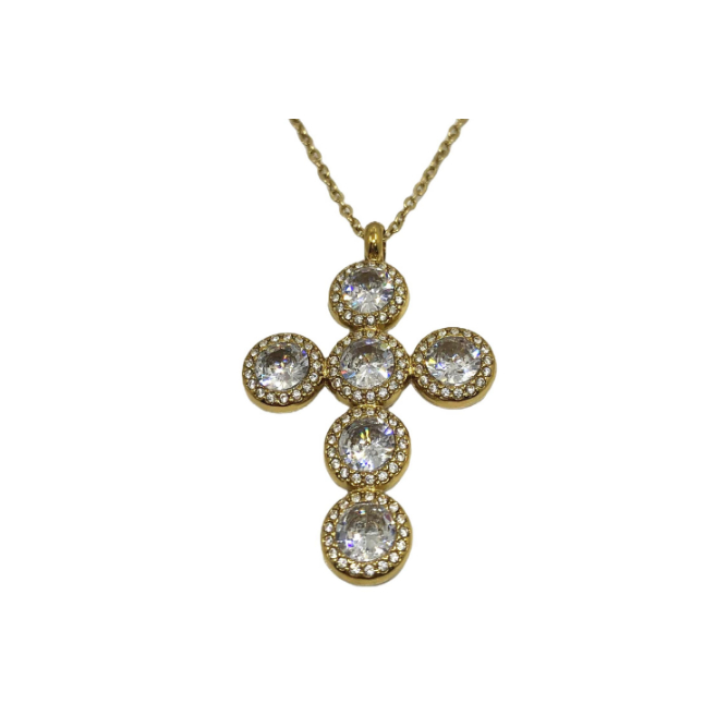 COLLAR ZO13837N DORADO Acero Inoxidable