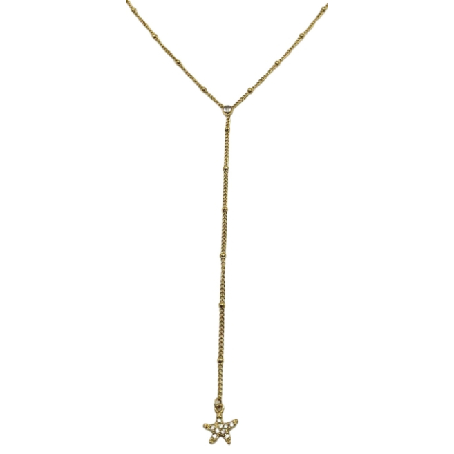 COLLAR ZO14408N250 DORADO Acero Inoxidable