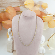 COLLAR ZO12342N BICOLOR Acero Inoxidable
