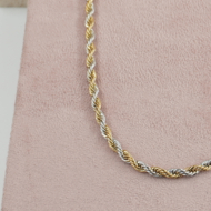 COLLAR ZO12342N BICOLOR Acero Inoxidable