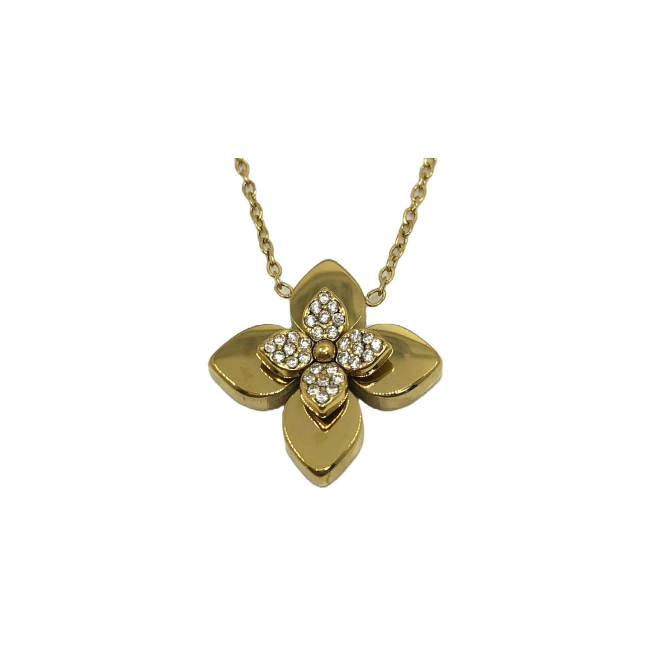 COLLAR ZO13415N DORADO Acero Inoxidable
