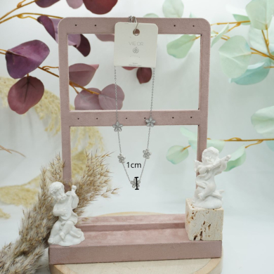 COLLAR ZO12306N PLATEADO Acero Inoxidable