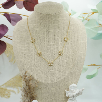 COLLAR ZO12306N DORADO Acero Inoxidable
