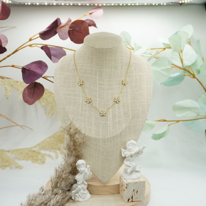 COLLAR ZO12306N DORADO Acero Inoxidable