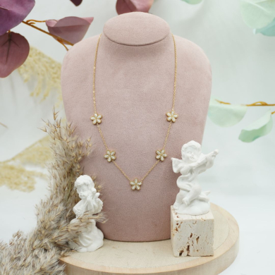 COLLAR ZO12306N DORADO Acero Inoxidable