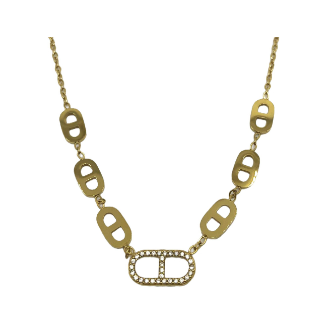 COLLAR ZO13339N PLATEADO Acero Inoxidable