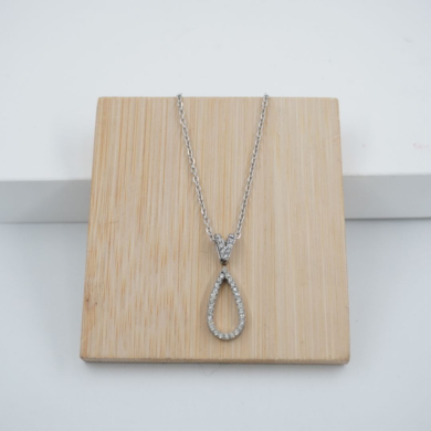 COLLAR ZO11849N PLATEADO Acero Inoxidable