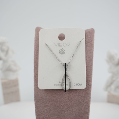 COLLAR ZO11849N PLATEADO Acero Inoxidable