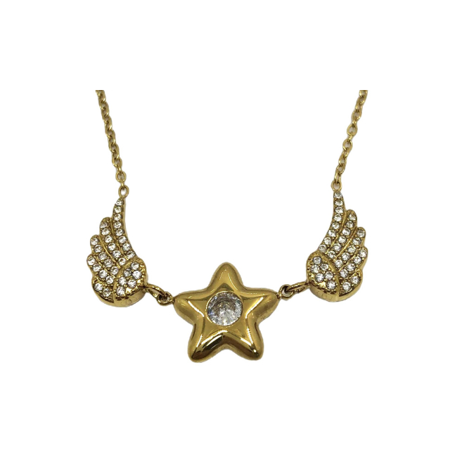 COLLAR ZO13413N DORADO Acero Inoxidable