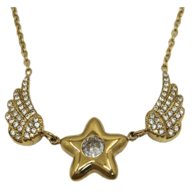 COLLAR ZO13413N PLATEADO Acero Inoxidable