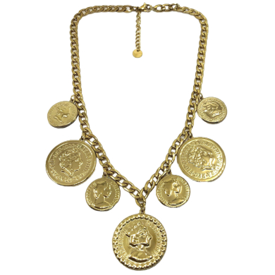 COLLAR ZO13663N DORADO Acero Inoxidable