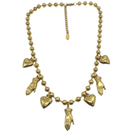 COLLAR ZO13378N DORADO Acero Inoxidable