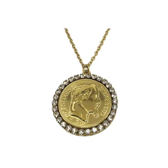 COLLAR ZO13439N DORADO Acero Inoxidable
