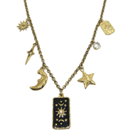 COLLAR ZO13411N DORADO Acero Inoxidable