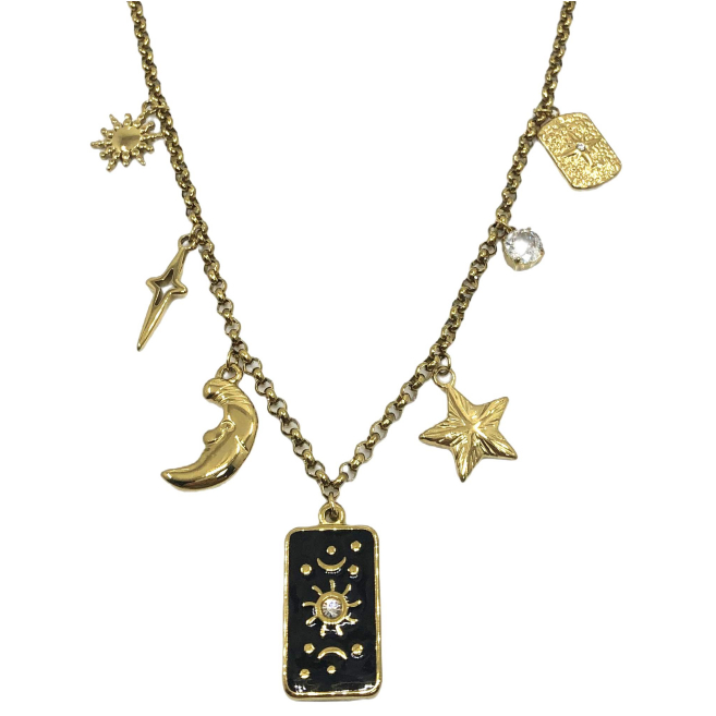 COLLAR ZO13411N PLATEADO Acero Inoxidable