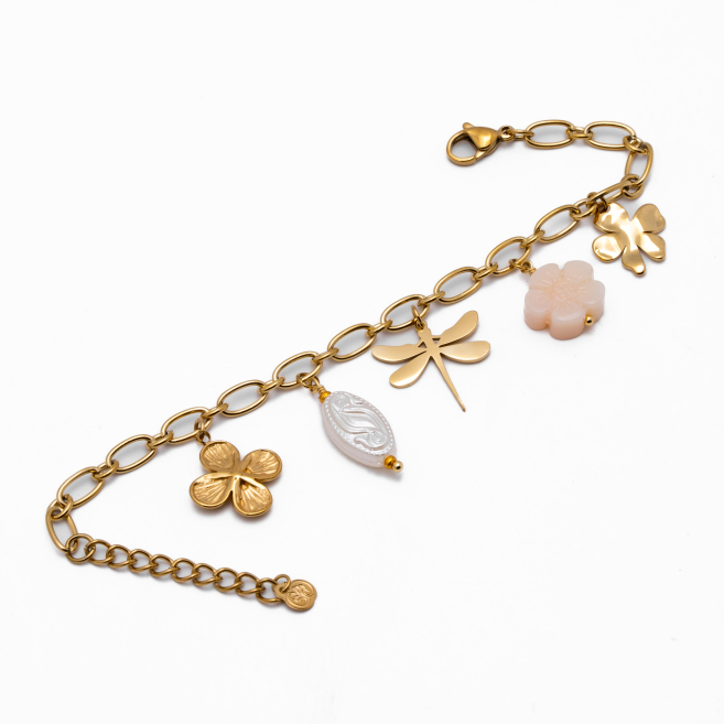 PULSERA Y00783 ROSA Acero Inoxidable 2B28