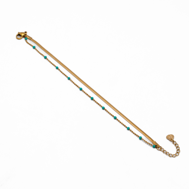 PULSERA Y00720  TFN AZUL Acero Inoxidable