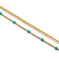 PULSERA Y00720  TFN AZUL Acero Inoxidable