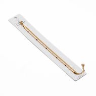 PULSERA Y00720 BLANCO+CAFE Acero Inoxidable 2B36