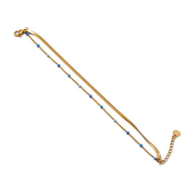 PULSERA Y00720 AZUL Acero Inoxidable 2B36