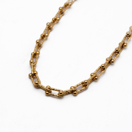 COLLAR ZO15383N DORADO Acero Inoxidable 2D57