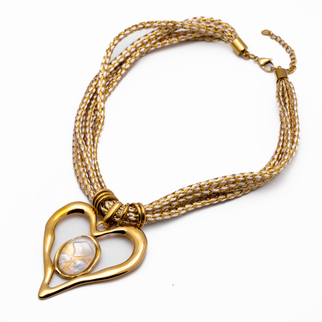 COLLAR Y00617 BLANCO Acero Inoxidable E56