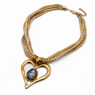COLLAR Y00617 AZUL Acero Inoxidable E56