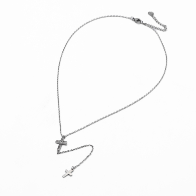 COLLAR Y00781 PLATEADO Acero Inoxidable 2D25