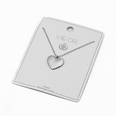 COLLAR Y00675 PLATEADO Acero Inoxidable E22