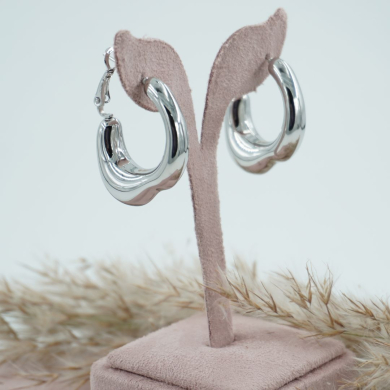 ARETES ZO11570E PLATEADO Acero Inoxidable