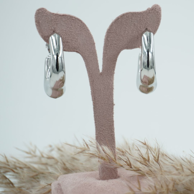 ARETES ZO11570E PLATEADO Acero Inoxidable