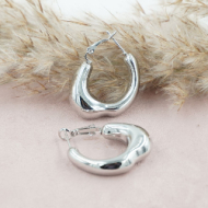 ARETES ZO11570E PLATEADO Acero Inoxidable