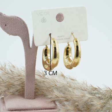 ARETES ZO11570E DORADO Acero Inoxidable