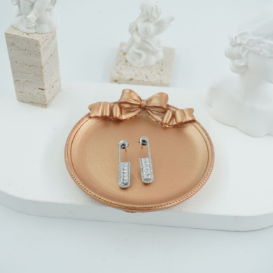 ARETES ZO12310E PLATEADO Acero Inoxidable