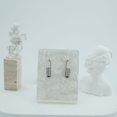 ARETES ZO12310E PLATEADO Acero Inoxidable