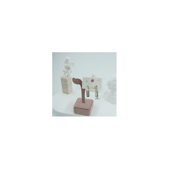 ARETES ZO12310E PLATEADO Acero Inoxidable