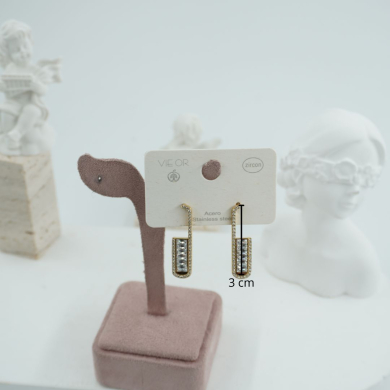 ARETES ZO12310E DORADO Acero Inoxidable