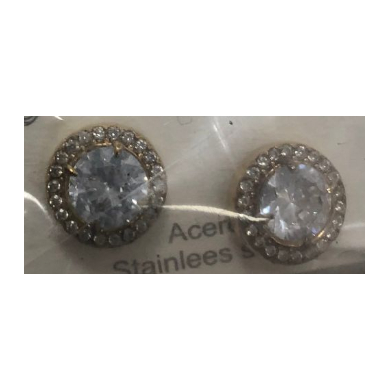 ARETES ZO14855E DORADO Acero Inoxidable