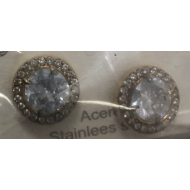 ARETES ZO14855E PLATEADO Acero Inoxidable