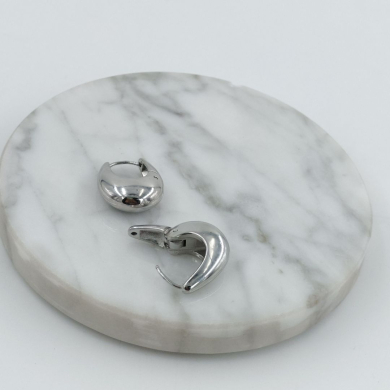ARETES ZO11149E/17MM/200 PLATEADO Acero Inoxidable